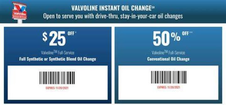Valvoline Coupon $25 Off Full Synthetic Oil Change Price: Your Ultimate Guide to Savings